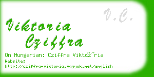 viktoria cziffra business card